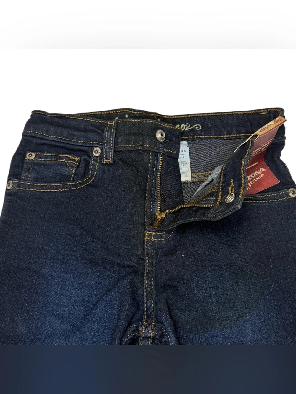 Arizona Jean Co Girls Size 6X Regular Dark Wash Bootcut Jeans NWT